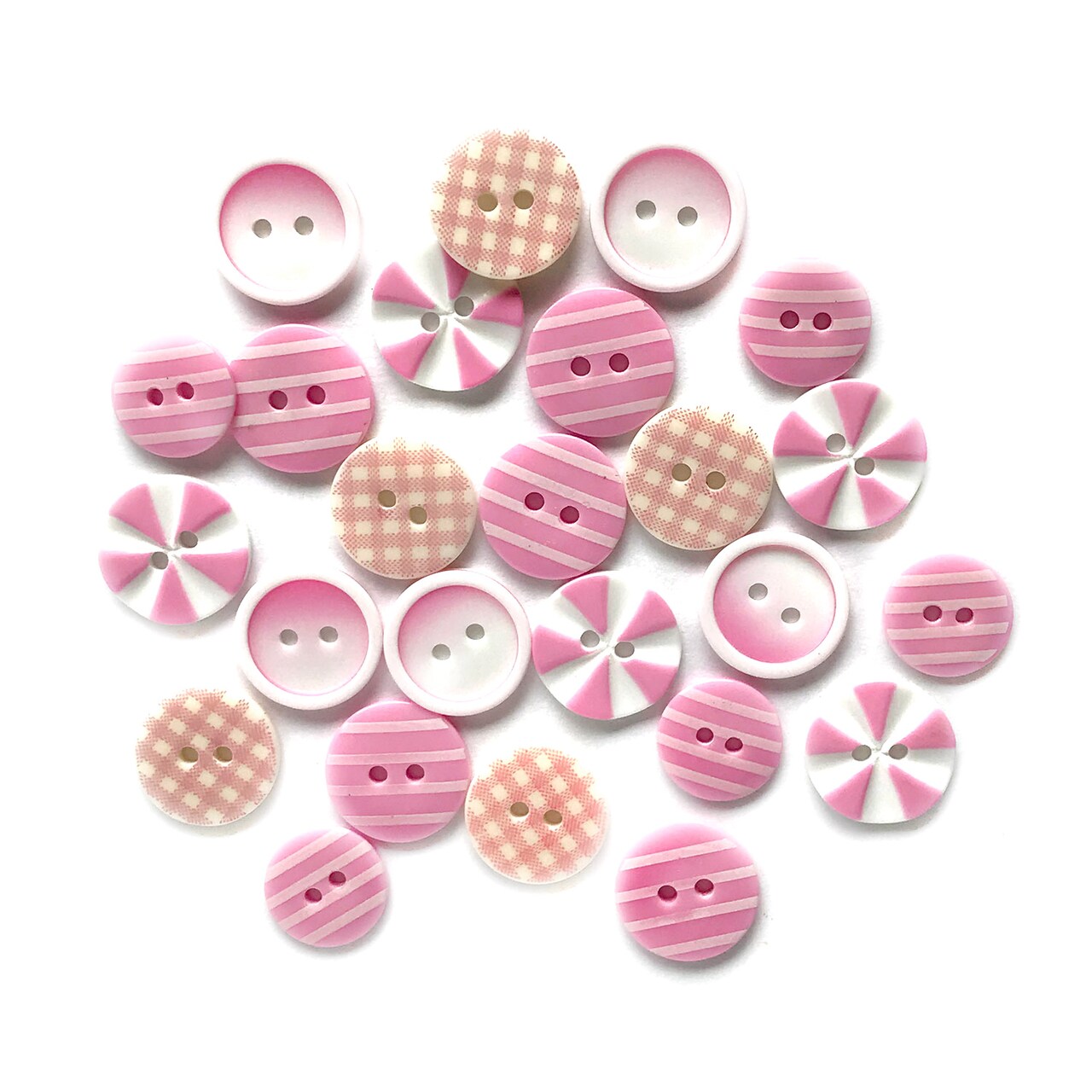 Buttons Galore and More Colorful Printed Buttons for Crafts & Sewing - 45 Buttons